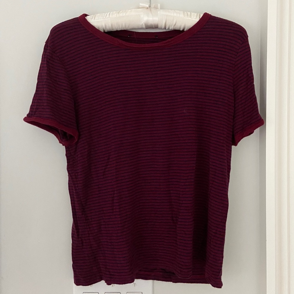 brandy soft striped tee